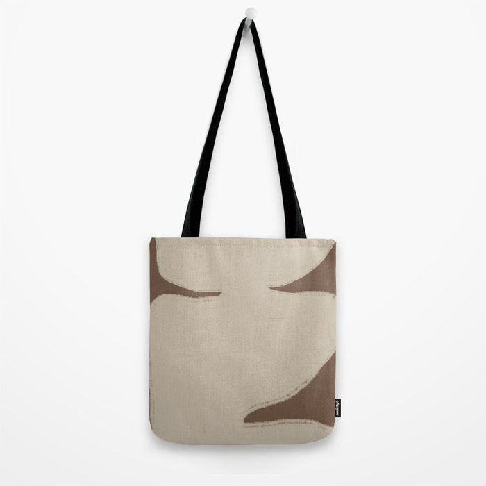Modern Organic Neutral Shape  Tote Bag Gallery Image 2