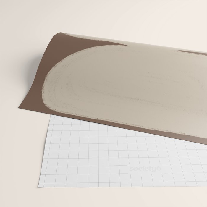 Modern Organic Neutral Shape  Wrapping Paper Gallery Image 2