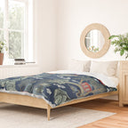 Vintage Chinoiserie Pagoda Bridge Garden Landscape Duvet Cover Gallery Image 2