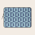 Holiday Contrast: Blue Bethlehem Star Delight Laptop Sleeve Gallery Image 1