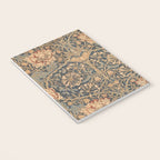 William Morris Vintage Honeysuckle & Tulip Gold and Blue Notebook Gallery Image 3