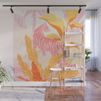 Pink Jungle Wall Mural Gallery Image 1