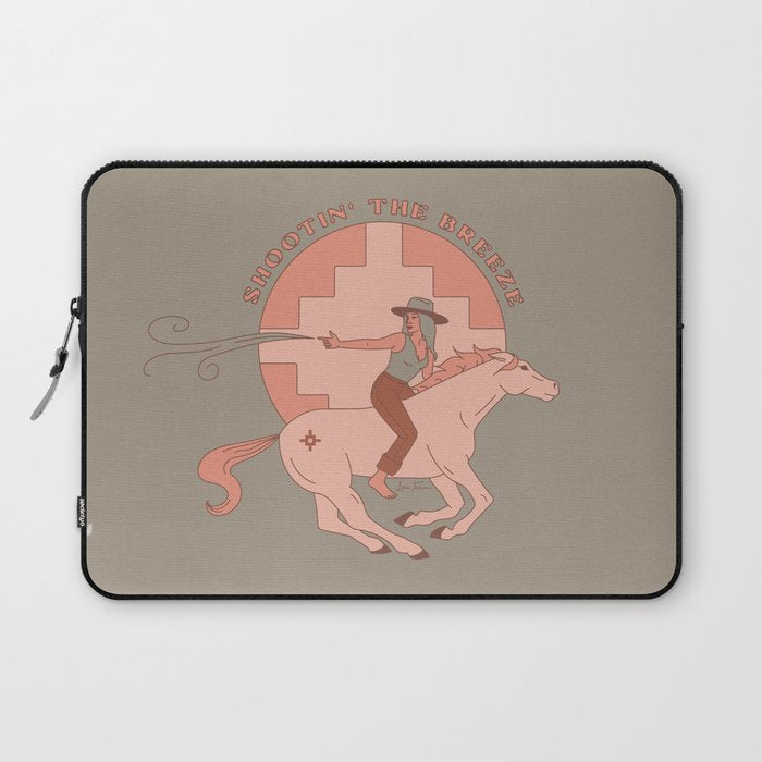 Shootin' The Breeze Laptop Sleeve Gallery Image 1