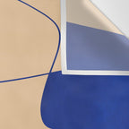 Modern Abstract Minimal Shapes 207 Wall Tapestry Gallery Image 3