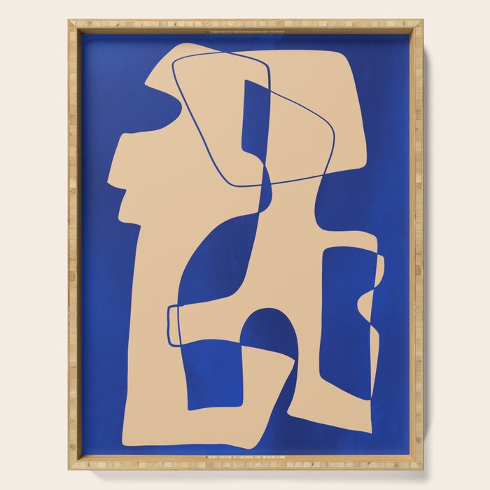 Modern Abstract Minimal Shapes 207 Serving Tray Gallery Image 1