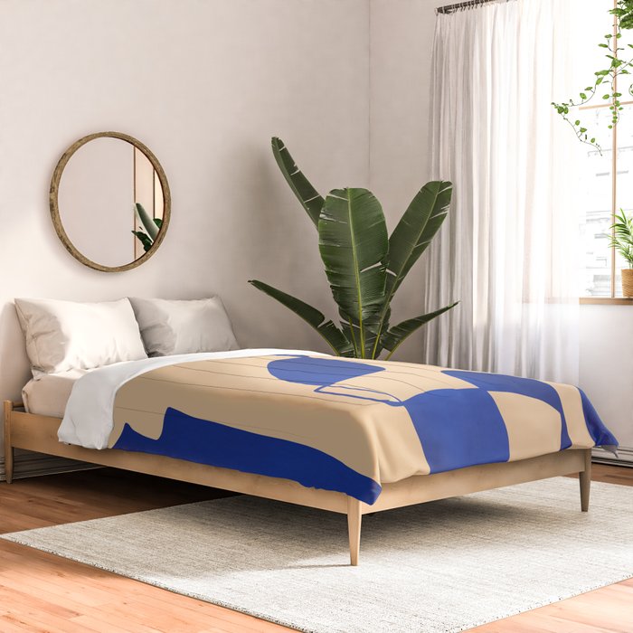 Modern Abstract Minimal Shapes 207 Comforter Gallery Image 2