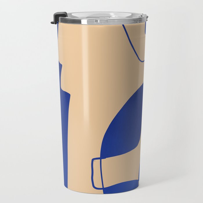 Modern Abstract Minimal Shapes 207 Travel Mug Gallery Image 3