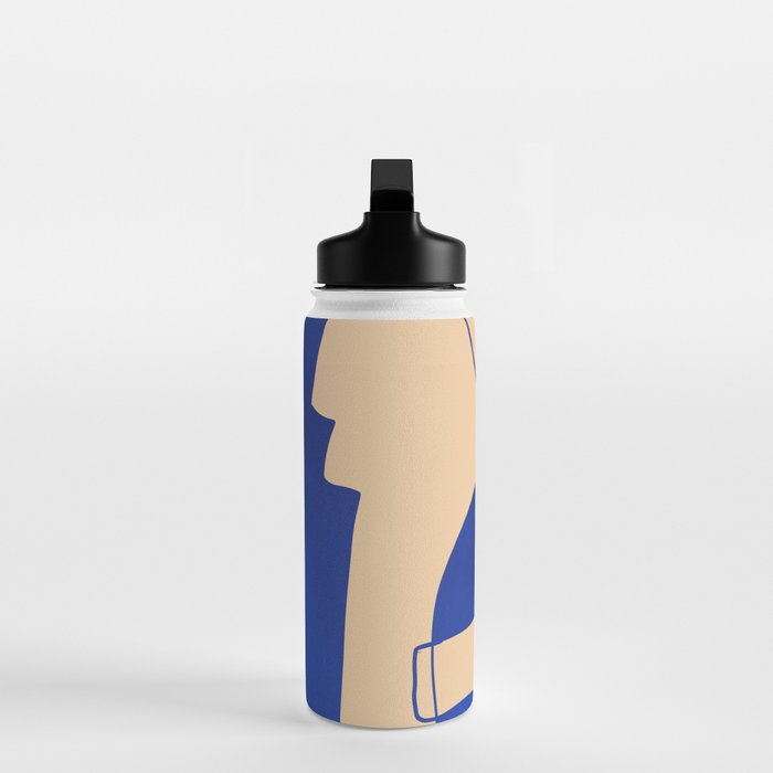 Modern Abstract Minimal Shapes 207 Water Bottle Gallery Image 3