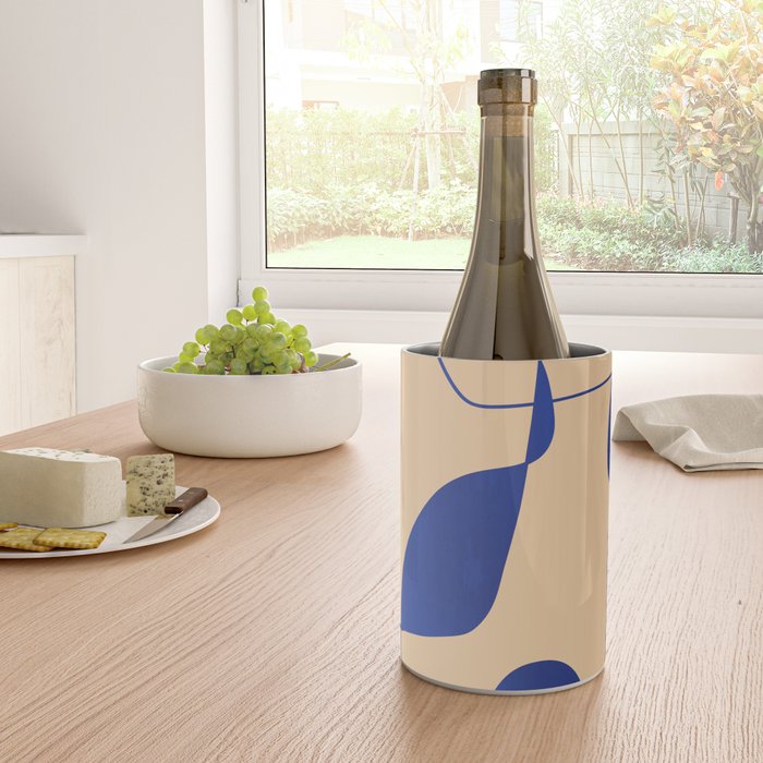Modern Abstract Minimal Shapes 207 Wine Chiller Gallery Image 4