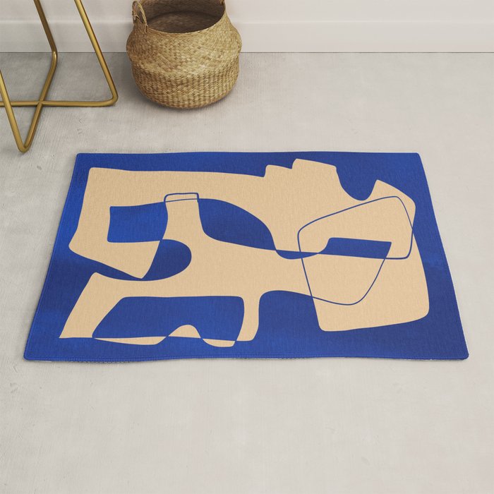 Modern Abstract Minimal Shapes 207 Rug Gallery Image 1