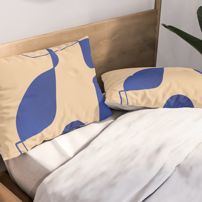 Modern Abstract Minimal Shapes 207 Pillow Sham Gallery Image 2