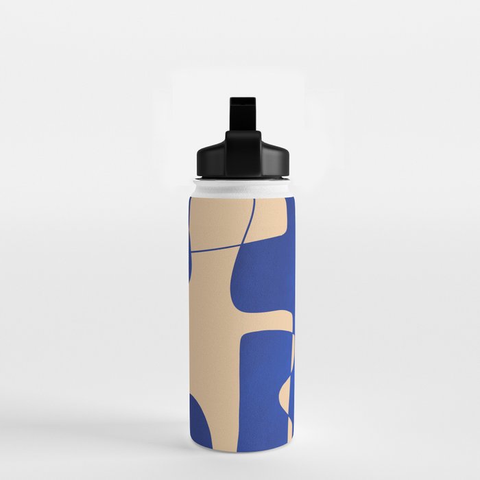 Modern Abstract Minimal Shapes 207 Water Bottle Gallery Image 2