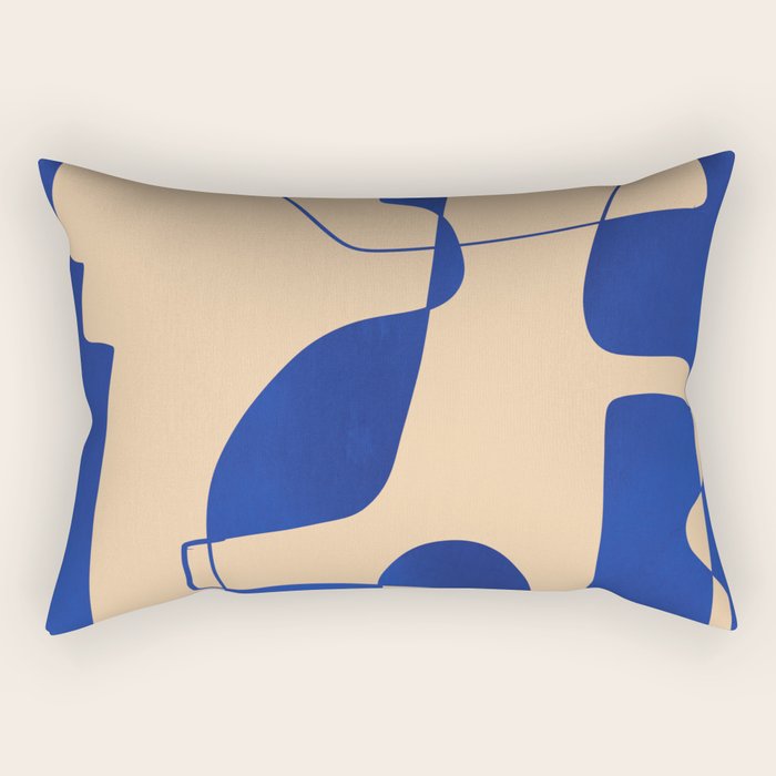 Modern Abstract Minimal Shapes 207 Rectangular Pillow Gallery Image 2