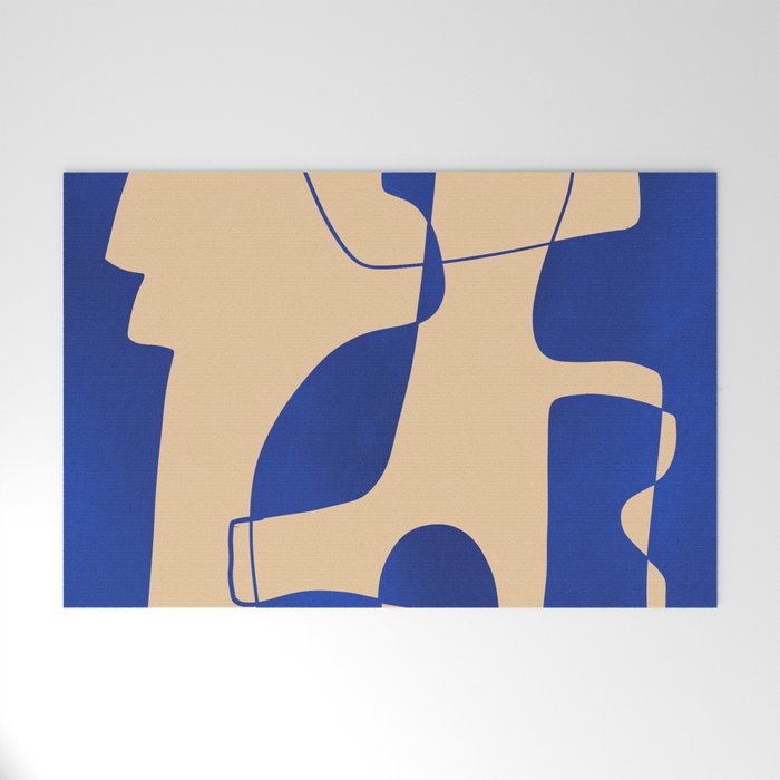 Modern Abstract Minimal Shapes 207 Welcome Mat Gallery Image 1