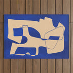 Modern Abstract Minimal Shapes 207 Outdoor Rug Gallery Image 1