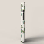 Ivory Background Plant Love Art Print Pattern iPhone Case Gallery Image 2