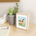 Baby Cow Mini Art Print Gallery Image 2