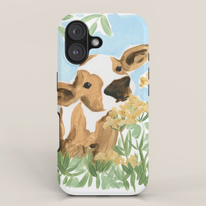 Baby Cow iPhone Case Gallery Image 1