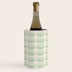 Hexagonal Pattern VI Soft Green Wine Chiller Gallery Image 1