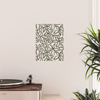 Abstract Brushed Line Art Florals Poster Gallery Image 2