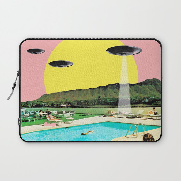 Invasion on vacation (UFO in Hawaii) Laptop Sleeve Gallery Image 1