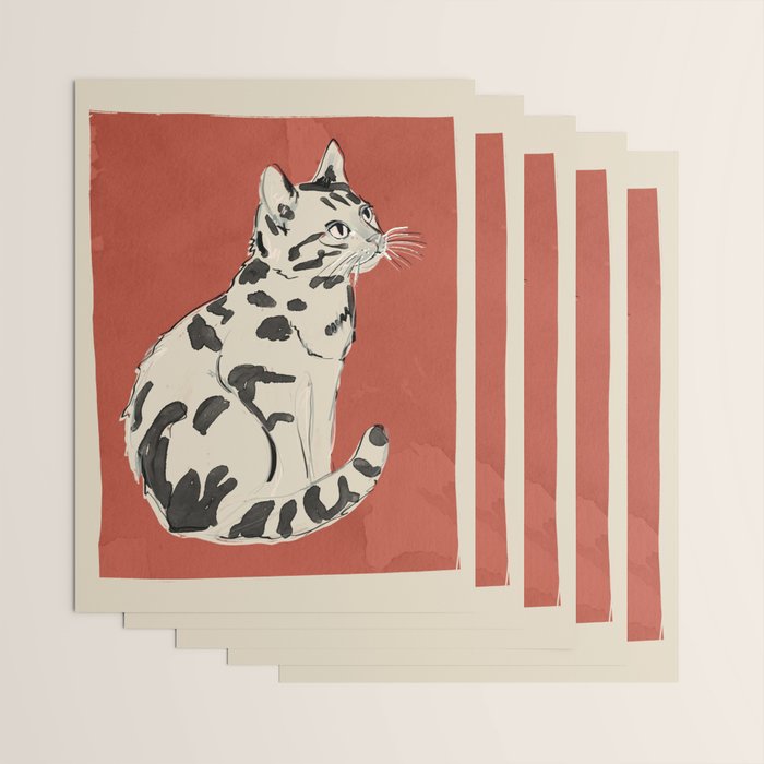 Cat 16 Wrapping Paper Gallery Image 3