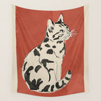Cat 16 Wall Tapestry Gallery Image 4