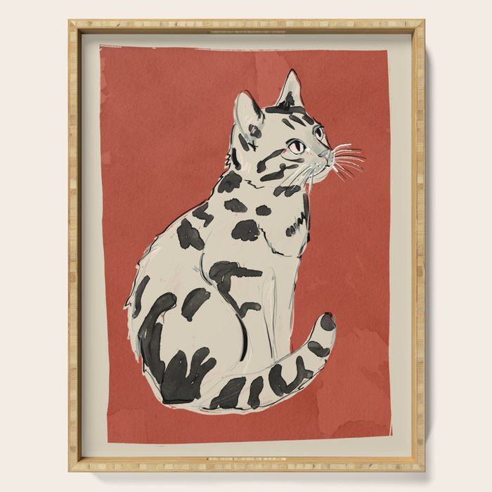 Cat 16 Serving Tray Gallery Image 1