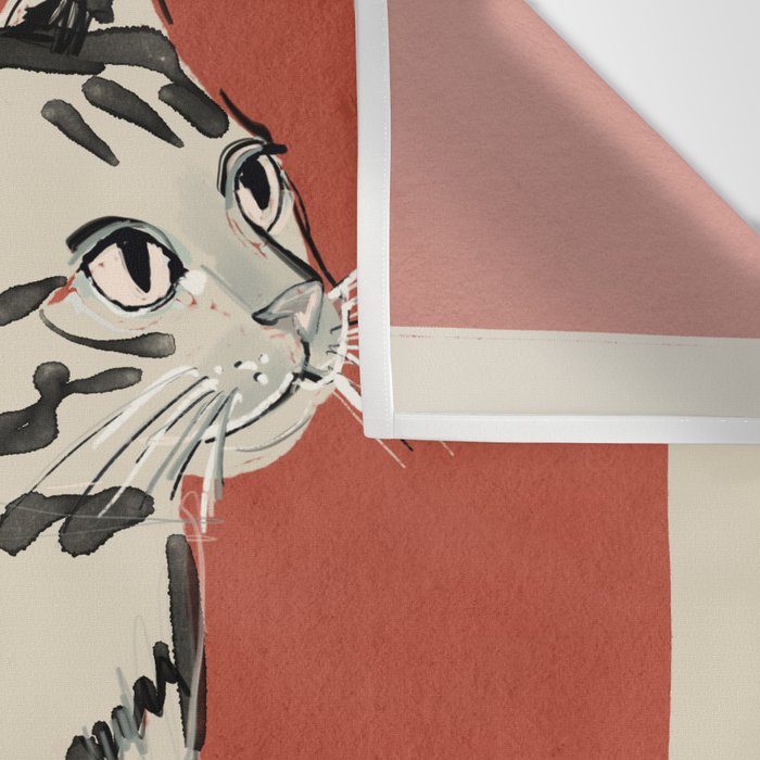 Cat 16 Wall Tapestry Gallery Image 3