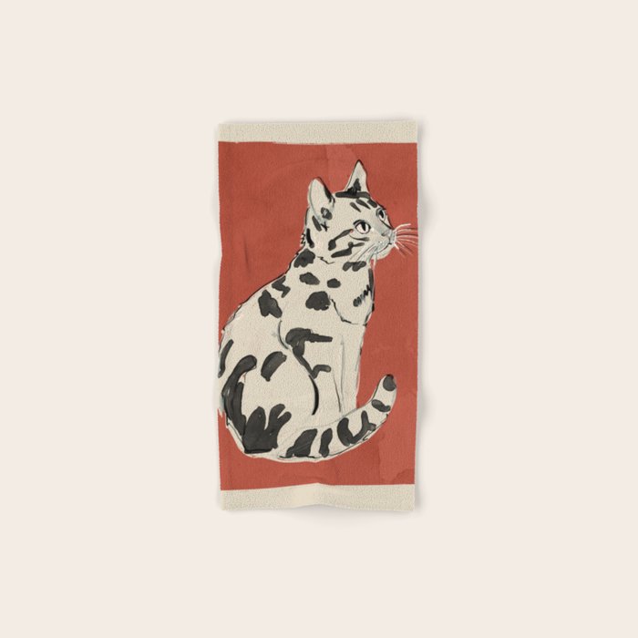 Cat 16 Bath Towel Gallery Image 1