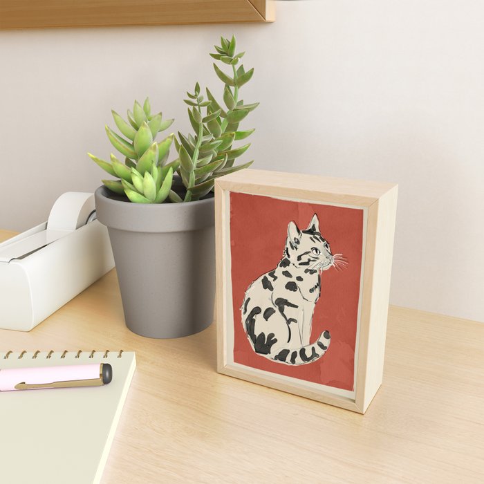 Cat 16 Mini Art Print Gallery Image 2