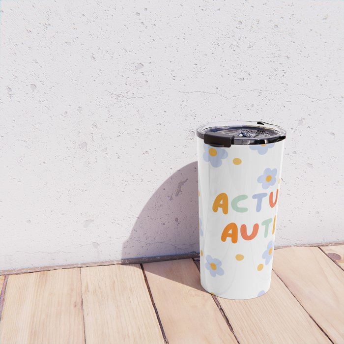 Actually Autistic  Travel Mug Gallery Image 4