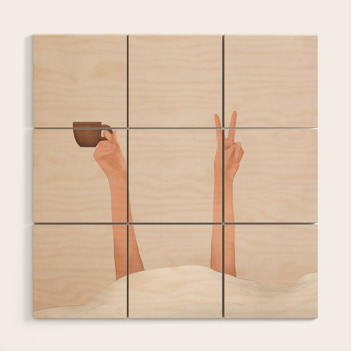 Good Peaceful Morning Wood Wall Art Gallery Image 1