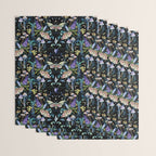 Crystals Moth Mushrooms Wrapping Paper Gallery Image 3