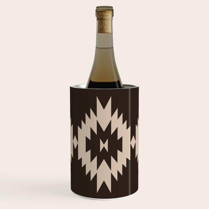 Southwestern Minimalism XXV - Mocha Brown Wine Chiller Gallery Image 1