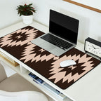 Southwestern Minimalism XXV - Mocha Brown Desk Mat Gallery Image 2