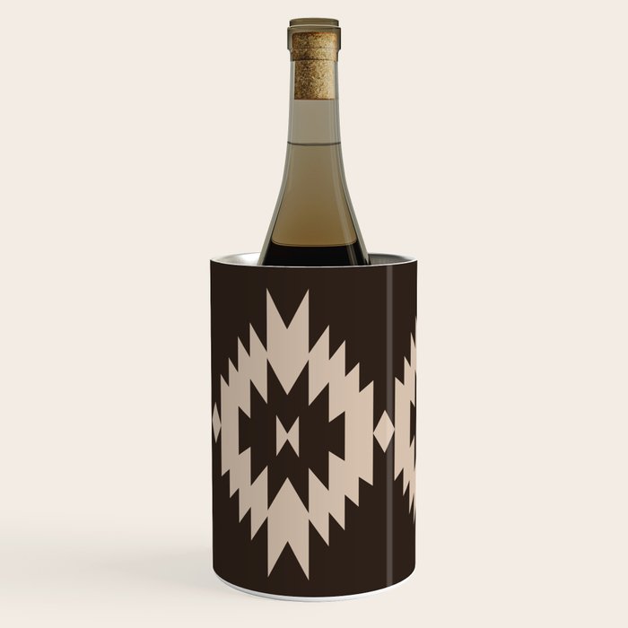 Southwestern Minimalism XXV - Mocha Brown Wine Chiller Gallery Image 2