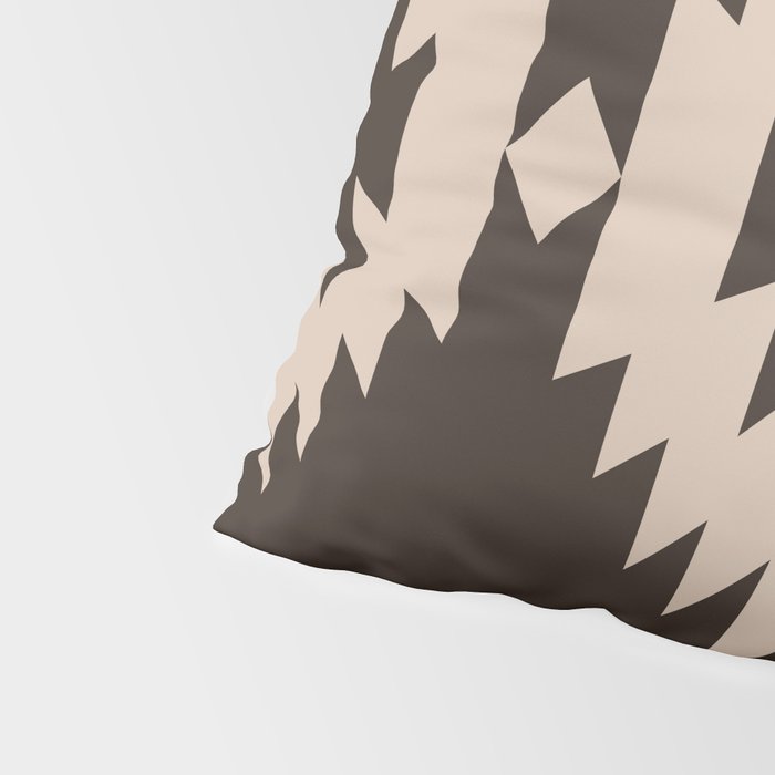 Southwestern Minimalism XXV - Mocha Brown Pillow Sham Gallery Image 4