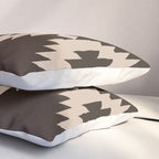Southwestern Minimalism XXV - Mocha Brown Pillow Sham Gallery Image 3