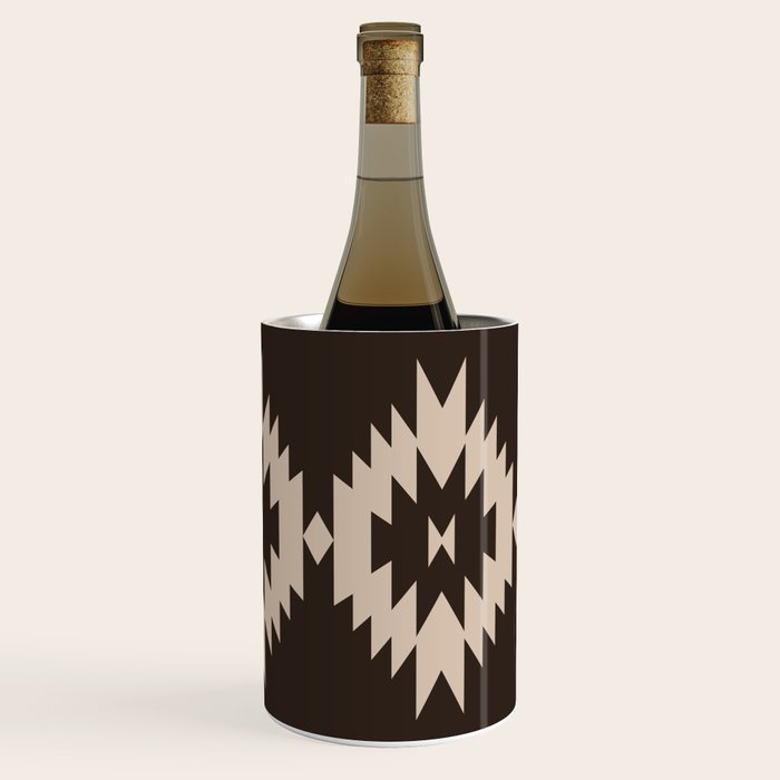 Southwestern Minimalism XXV - Mocha Brown Wine Chiller Gallery Image 3