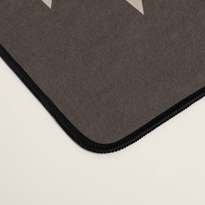 Southwestern Minimalism XXV - Mocha Brown Desk Mat Gallery Image 4