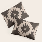 Southwestern Minimalism XXV - Mocha Brown Pillow Sham Gallery Image 3