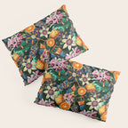 Tropical Orange Garden Pillow Sham Gallery Image 3