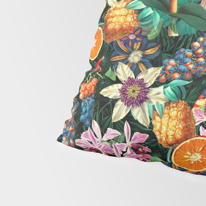 Tropical Orange Garden Pillow Sham Gallery Image 4