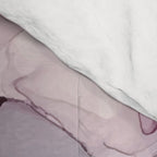 Blush and Paynes Gray Flowing Abstract Reflect Comforter Gallery Image 4