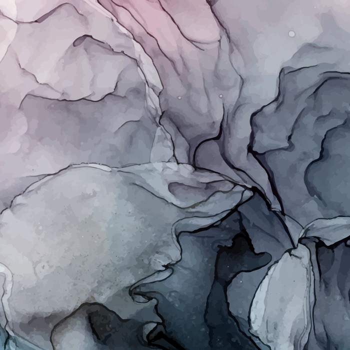 Blush and Paynes Gray Flowing Abstract Reflect Coffee Mug Gallery Image 2
