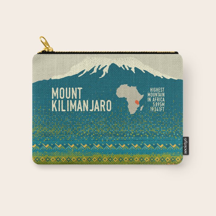 Mount Kilimanjaro Carry All Pouch Gallery Image 1
