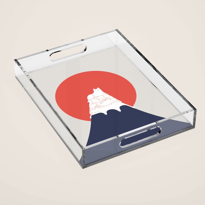 Cat Landscape 30 Acrylic Tray Gallery Image 1