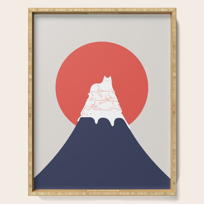 Cat Landscape 30 Serving Tray Gallery Image 1