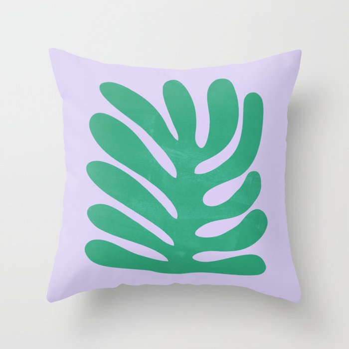 Mint & Moon Raker: Matisse Paper Cutouts 08 Throw Pillow Gallery Image 1